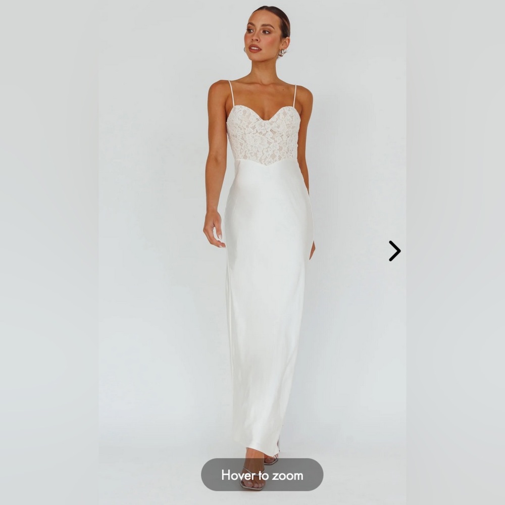 Ivory maxi dress